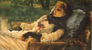 James Tissot The Dreamer(Summer Evening) oil painting artist